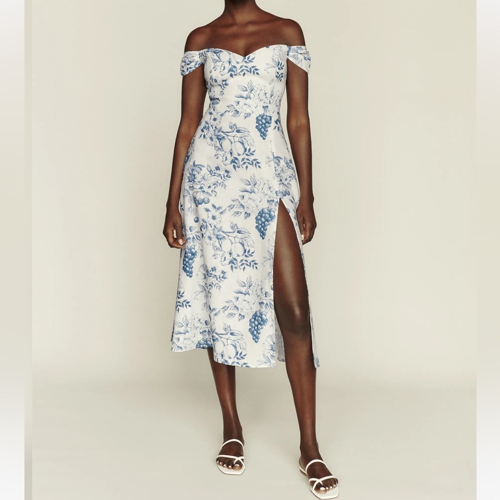 Reformation Bridgton Linen Dress